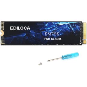 EN605 2TB SSD M.2 2280, NVMe1.3 PCIe Gen3 x4 SSD, 3D TLC NAND, Internal Solid State Drives, Read/Write Speed up to 2150/1850 MB/s, Compatible with Laptop & PC Desktop