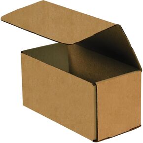 Aviditi Brown Kraft Corrugated Cardboard Mailing Boxes, 9 x 4 x 4 Inches, Pack of 50, Crush-Proof, for Shipping, Mailing and Storing (M944K)
