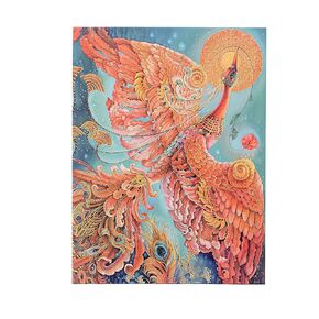 Firebird Ultra Unlized Hardcover Journal ، 144pg ، 120gsm by Paperblanks (Birds of Happination): Firebird Birds of Heapbort