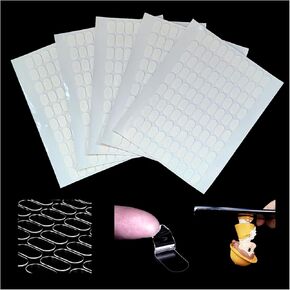 500 pcs جانب مزدوج الجانب اللزج لا يوجد تتبع لاصق نقاط الغراء لزجة 0.51 * 0.31 بوصة 2 ملصق نقطية عصا لعص