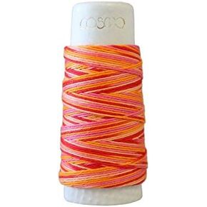 Hidamari Sashiko Thread (Len89-301 - VarieGated - Tequila Sunrise)