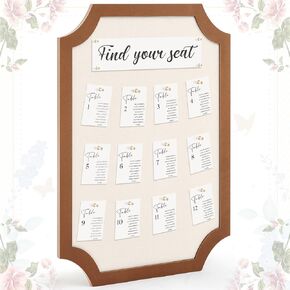 24 "× 36" جلوس زفاف مجلس جلوس المزرعة مزرعة مؤطرة القوس النسيج pinboard حديثة النسيج النسيج دبوس دبوس النشرة الزخرفية لحفل الزفاف غرفة المعيشة الطين غرفة أو غرفة نوم