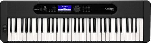Casio CT-S300 Keyboard Bundle with Adjustable Stand, Bench, Headphones, Sustain Pedal, Piano Book, Instructional DVD, and Austin Bazaar Polishing Cloth in Kuwait