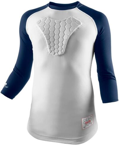 McDavid Youth HEX Chest Protector, Heart-Guard, Sternum Protection. Raglan Style. Padded Shirt for Baseball and More. in Kuwait