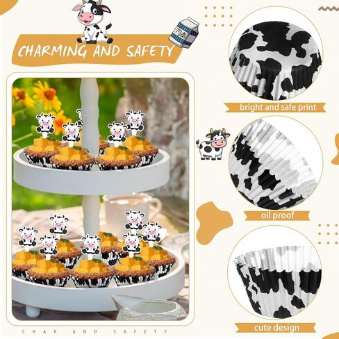 Vesici 200 Counts Cupcake Liners و 200 Counts Cupcake Toppers Round Cupcake Cups Cups Cuffin Liners Forgenue Bedding Baby Shower First Supplies (Camouflage) in Kuwait