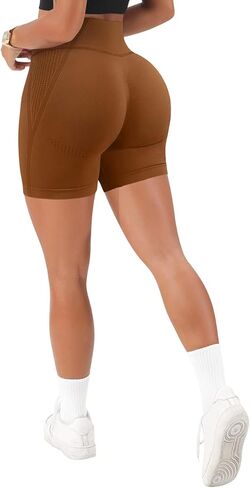 SUUKSESS Women Contour Seamless Booty Butt Lift Shorts High Waist Workout Shorts in Saudi Arabia