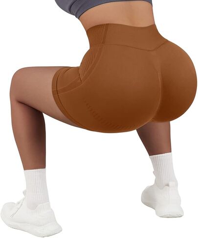 SUUKSESS Women Contour Seamless Booty Butt Lift Shorts High Waist Workout Shorts in Saudi Arabia