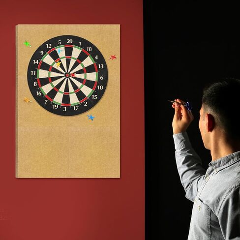 Dart Board Wall Protector Self-Adhesive Wall Surround Board Dart Board Black Felt Wall Tiles Cork Dart Board Backer Cork Board Felt Dartboard Wall Protection in Saudi Arabia