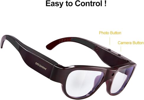 OhO sunshine HD 1080p Video Recording Sunglasses,16M Photo Camera Eyewear for Adventure, Sports & Everyday Use (32G Memory Included) in Kuwait