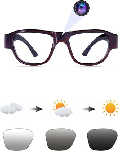 OhO sunshine HD 1080p Video Recording Sunglasses,16M Photo Camera Eyewear for Adventure, Sports & Everyday Use (32G Memory Included) in Kuwait