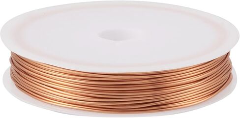Cheriswelry 21 Gauge 0.7mm Craft Wire ناعمة جولة النحاس سلك الديكور الخام سلك مشوهة مقاوم ل DIY قلادة سوار حلق المجوهر in Saudi Arabia