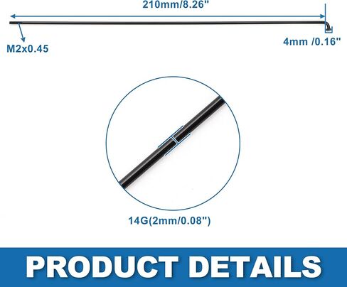 Bike Spokes 14G Mountain Bike Spokes Steel Black 36Pcs in Saudi Arabia