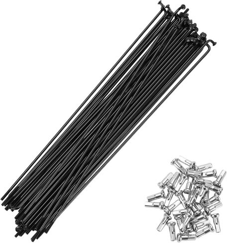 Bike Spokes 14G Mountain Bike Spokes Steel Black 36Pcs in Saudi Arabia