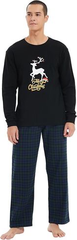 طقم بيجامات متطابقة للأزواج من kolipajam بيجامات قطنية 100% للأزواج PJS ناعمة مع جيوب in Kuwait