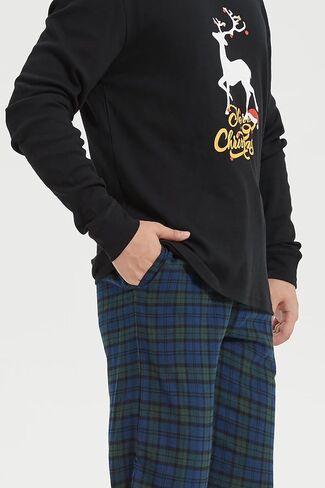 طقم بيجامات متطابقة للأزواج من kolipajam بيجامات قطنية 100% للأزواج PJS ناعمة مع جيوب in Kuwait