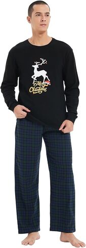 طقم بيجامات متطابقة للأزواج من kolipajam بيجامات قطنية 100% للأزواج PJS ناعمة مع جيوب in Kuwait