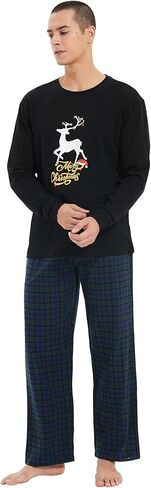 طقم بيجامات متطابقة للأزواج من kolipajam بيجامات قطنية 100% للأزواج PJS ناعمة مع جيوب in Kuwait