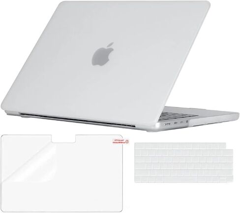 Case Compatible with MacBook Pro 14 Inch 2024-2021 Release M4 A3112 A3185 A3401 A2918 A2992 A2779 A2442 Display Keyboard Cover for MacBook 14 Pro inch Black in Saudi Arabia