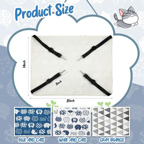 3 أجهزة كمبيوتر مثبتة عكسي الأليف الأرجوحة الناعمة القط أفخم معلقة أرجوحة غينيا خنزير الخنزير سرير الفئر in Kuwait