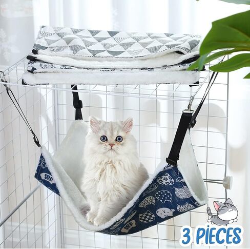 3 أجهزة كمبيوتر مثبتة عكسي الأليف الأرجوحة الناعمة القط أفخم معلقة أرجوحة غينيا خنزير الخنزير سرير الفئر in Kuwait