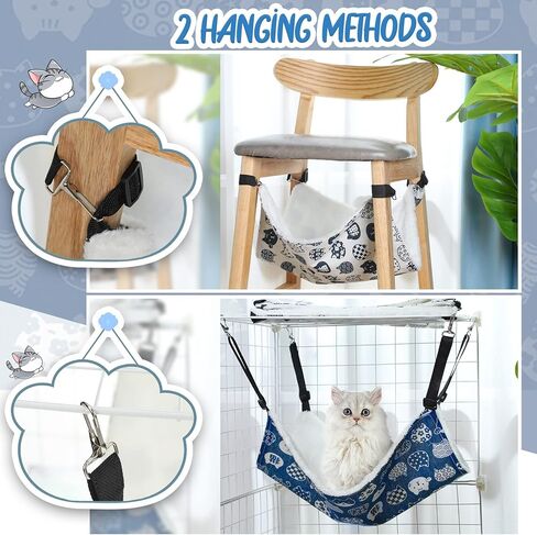 3 أجهزة كمبيوتر مثبتة عكسي الأليف الأرجوحة الناعمة القط أفخم معلقة أرجوحة غينيا خنزير الخنزير سرير الفئر in Kuwait