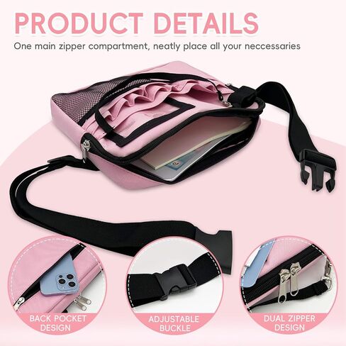 Nurse Fanny Pack with Medical Gear Pockets - Durable Nurse Waist Pouch with Tape Holder, Adjustable Strap, and Utility Storage for Stethoscopes, Bandage Scissors & Supplies in Saudi Arabia