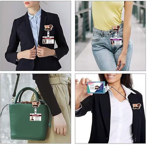 I'm Having a Long Day Funny Dachshund Badge Reel Retractable, Funny Wiener Dog ID Name Badge Holder with Alligator Clip & 24" Durable Nylon Cord for Nurse Nursing RN CNA LPN & Office Staff | Acrylic in Saudi Arabia