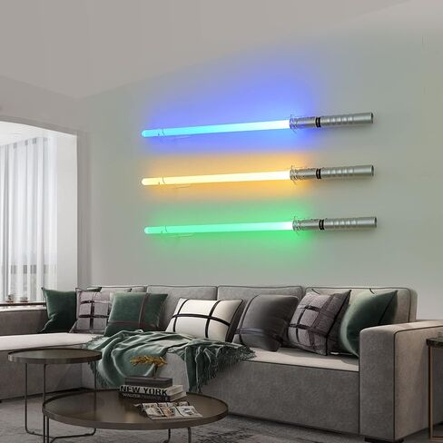 Light Saber Wall Mount Holder-Lightsaber Wall Mount-Black-Light Saber Mount for Wall-Lightsaber Stand-Lightsaber Holder Wall Mount-Lightsaber Placement Display-(Swords Not Included) in Saudi Arabia