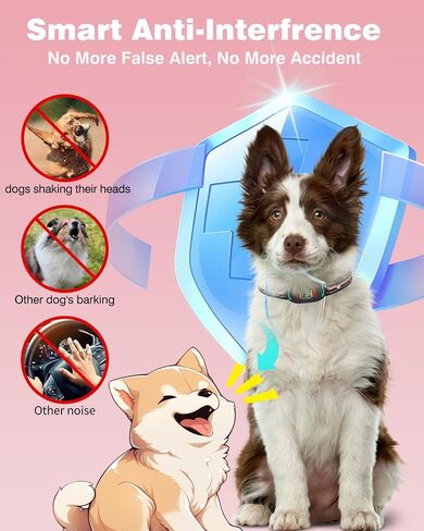 Best No Bark Collar, Dog Bark Collar for Large Medium Small Dogs,Smart Bark Collar,Rechargeable Anti Barking Training Collar with 3 Adjustable Sensitivity, IP67 Waterproof Bark Shock Collar with Beep in Saudi Arabia