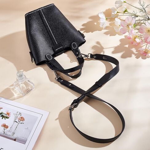 UniCraftale 1PCS محفظة أحزمة استبدال محفظة جلدية بو 31.2-42.9 بوصة بديل الكتف البني مع مقابض حزام دوارة السبائك ملحقات صنع ملحقات لزينة حقيبة اليد القابض in Saudi Arabia