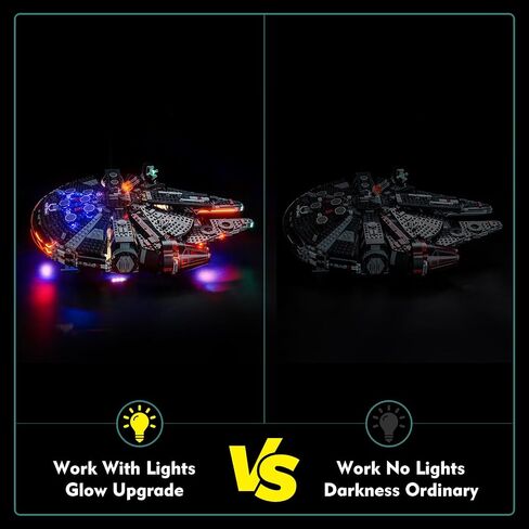 الضوء متوافق مع LEGO 75389 The Dark Falcon - لا يوجد نماذج فقط ، إكسسوارات إضاءة إبداعية متوافقة مع مجموعة LEGO 75389 (إصدار RC) in Saudi Arabia