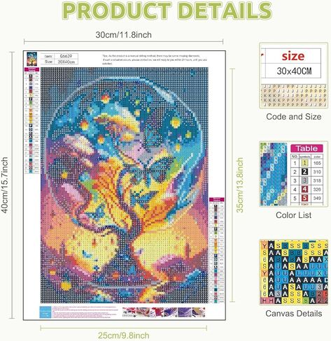 LWZays Christmas Gnome Gnome Diamond Painting Kits للبالغين ، ومجموعات فن الماس القزمي للمبتدئين ، Gnome Dwarf 5D Diamond Dots Paints Gem Art for Home Wall Decor in Kuwait