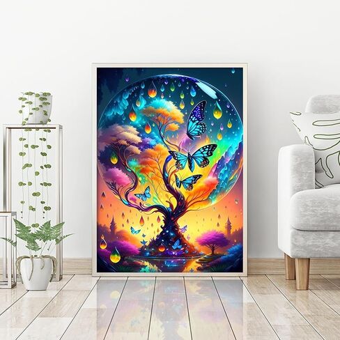 LWZays Christmas Gnome Gnome Diamond Painting Kits للبالغين ، ومجموعات فن الماس القزمي للمبتدئين ، Gnome Dwarf 5D Diamond Dots Paints Gem Art for Home Wall Decor in Kuwait