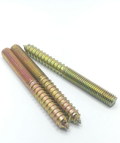 Hanger Bolt M10x80 Double Headed Bolt Self-Tapping Screw for Furniture 15Pcs in Saudi Arabia