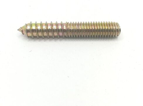 Hanger Bolt M10x80 Double Headed Bolt Self-Tapping Screw for Furniture 15Pcs in Saudi Arabia