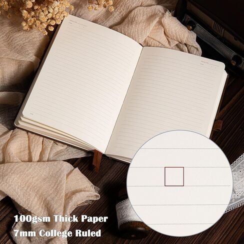 Lined Journal Notebook for Women Men, Journals for Writing, A5 Aesthetic College Ruled Notebook for Work, Travel, School,318 Numbered Pages, 5.8"x8.4" in Kuwait