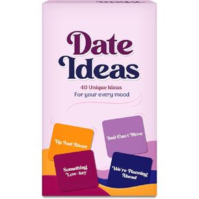 أفكار تاريخ الأزواج - 40 لعبة Night Cards لعبة لصديقتها ، صديقها ، زوجة ، زوج ، لها - أفكار هدايا زوجين رومانسية لليالي ، عيد الحب ، حفلات الزفاف ، الذكرى السنوية