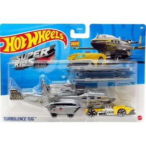 Hot Wheels Super Rigs Truck, Turbolence Tug, Yellow 2024