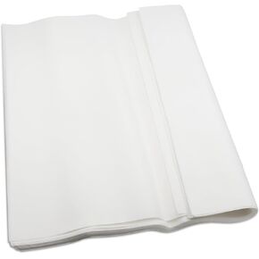 CXIIPOL 50 Sheets Artist Teabag Paper, 16.54×16.54 inches Teabag Paper, Mixed Media Paper, Handmade Wet Strength Tissue Paper for Printmaking, Painting DIY, Origami