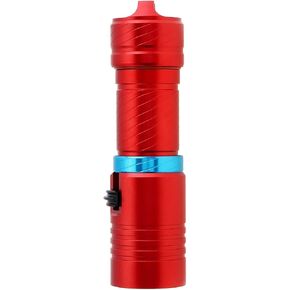 Scuba Diving Light, 500LM Dive Flashlight with Magnetic Slider Switch IPX8 Waterproof LED Underwater Torch for Outdoor/Diving/Shallow Water Fishing (Battery Not Included) (Black)