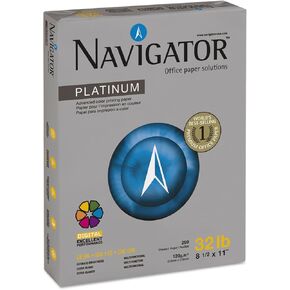 ورقة Navigator Platinum ، 99 سطوع ، 32 رطل ، 8-1/2 × 11 بوصة ، أبيض ، 250/حزمة (Snanpl132pk)