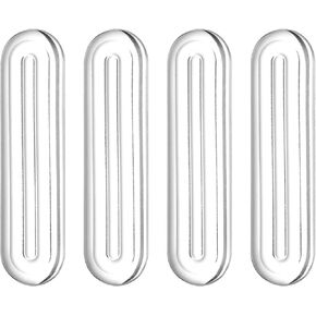 uxcell Wall Protector from Furniture, Clear Furniture Bumpers Silicone Rubber Wall Bumper Guards Cabinet Door Bumper Adhesive Wall Protector Bumpers, 3.94''L x 0.63''W x 0.2''T, 18 Pcs