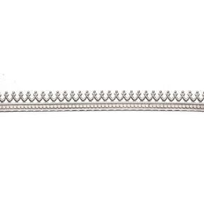 935 Sterling Silver 1 Foot Devinative Gallery Bezel Wire Crown Design قياس 5.2mmx30.48 سم لصنع المجوهرات