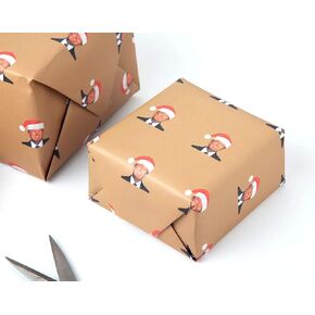 Zigfruit 10 Sheets Funny Trump Trump Hervish Alidays Wrapping Paper Roll for Gifts 17 "x27.5" لكل ورقة （10 أوراق في صفائح غير مطوية）