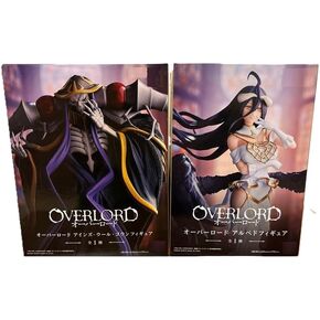 Overlord Ainz Ooal Grow & Albedo تمثال تمثال من 2 يابانية