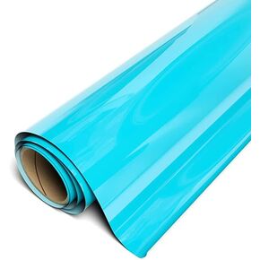 Siser EasyWeed Iron On Heat Transfer Vinyl 1 Yard Roll, 15"x 36" (Beachy Blue)