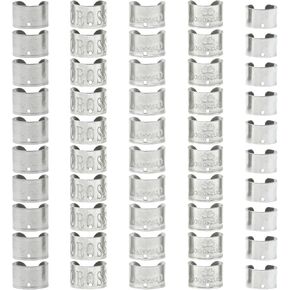 HONBAY 60PCS من الفولاذ المقاوم للصدأ من الفولاذ المقاوم للصدأ نتائج الكفة الأذن مع الثقوب قابلة للتعديل غضروف أذن مقطع لف للرجال والنساء المجوهرات صنع الحرف (6 نمط)