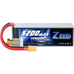 Zeee 6S Lipo Battery 5200mAh 22.2V 50C with XT90 Plug Compatible for RC Airplane RC Quadcopter Helicopter Car Truck Boat Hobby