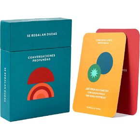 Conversaciones Profundas | Card Deck with Over 100 Questions | Perfect for Couples, Friends, and Family | Create Meaningful Connections | Strengthen Personal Bonds