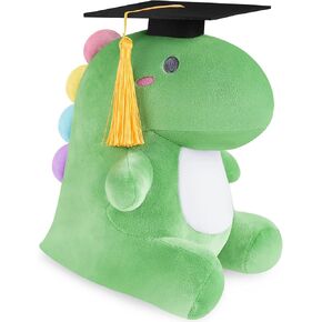 Farochy Graduation Dinosaur Stuffed Animal 2025 Graduation Plush Gifts Graduation Plush Stuffed Kindergarten Graduation Gifts Kids Graduation Gift, Green